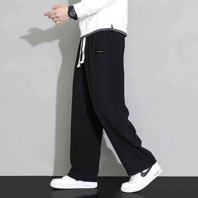 Grayson Corduroy Drawstring Sweatpants – Relaxed Fit