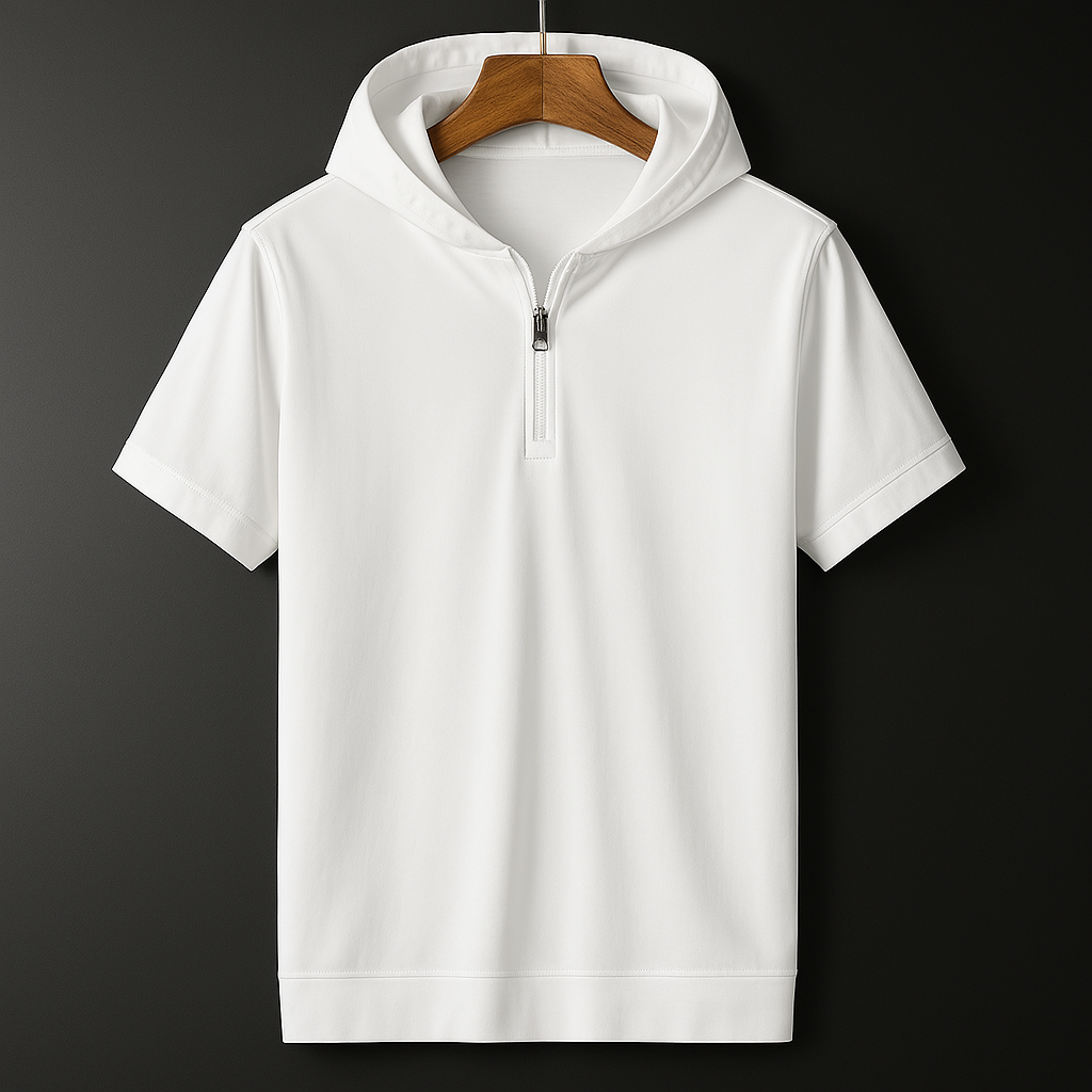 Ridley Half-Zip Hooded Shirt – Relaxed Fit