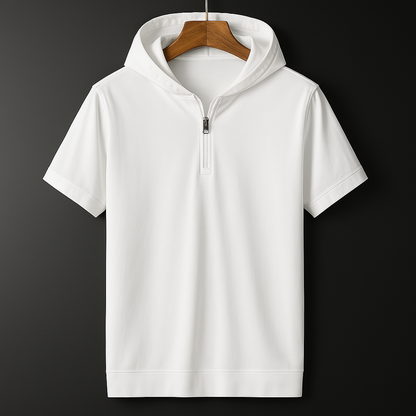 Ridley Half-Zip Hooded Shirt – Relaxed Fit