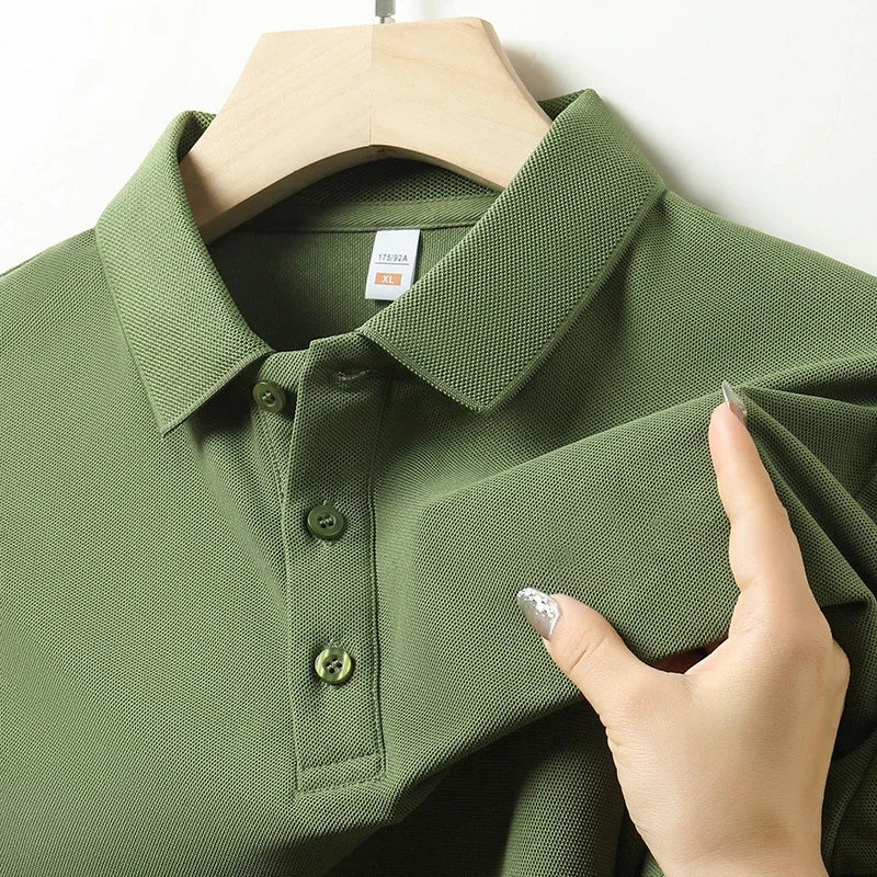 Calix Cotton Tailored-Fit Polo Shirt