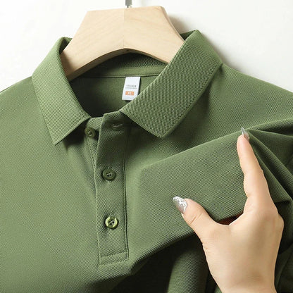 Calix Cotton Tailored-Fit Polo Shirt