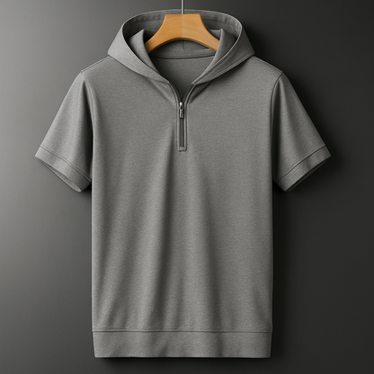 Ridley Half-Zip Hooded Shirt – Relaxed Fit