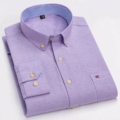 Caldero Cotton Oxford Button-Down Shirt