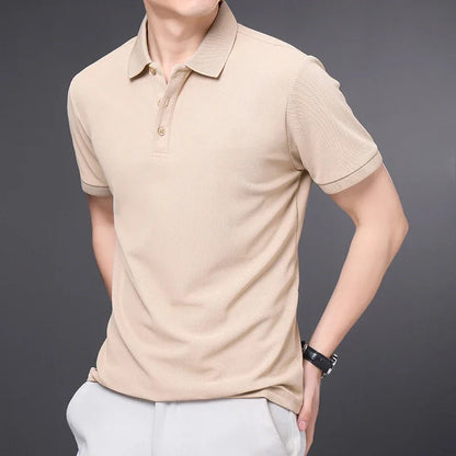 Calix Cotton Tailored-Fit Polo Shirt