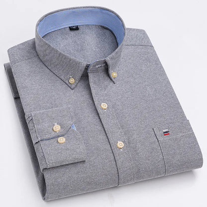 Caldero Cotton Oxford Button-Down Shirt
