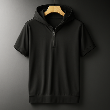 Ridley Half-Zip Hooded Shirt – Relaxed Fit