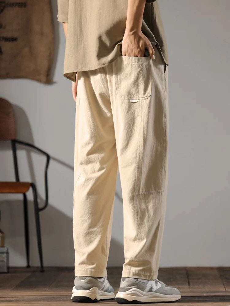 Cassio Drawstring Linen Pants