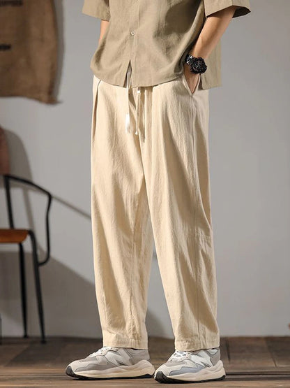 Cassio Drawstring Linen Pants