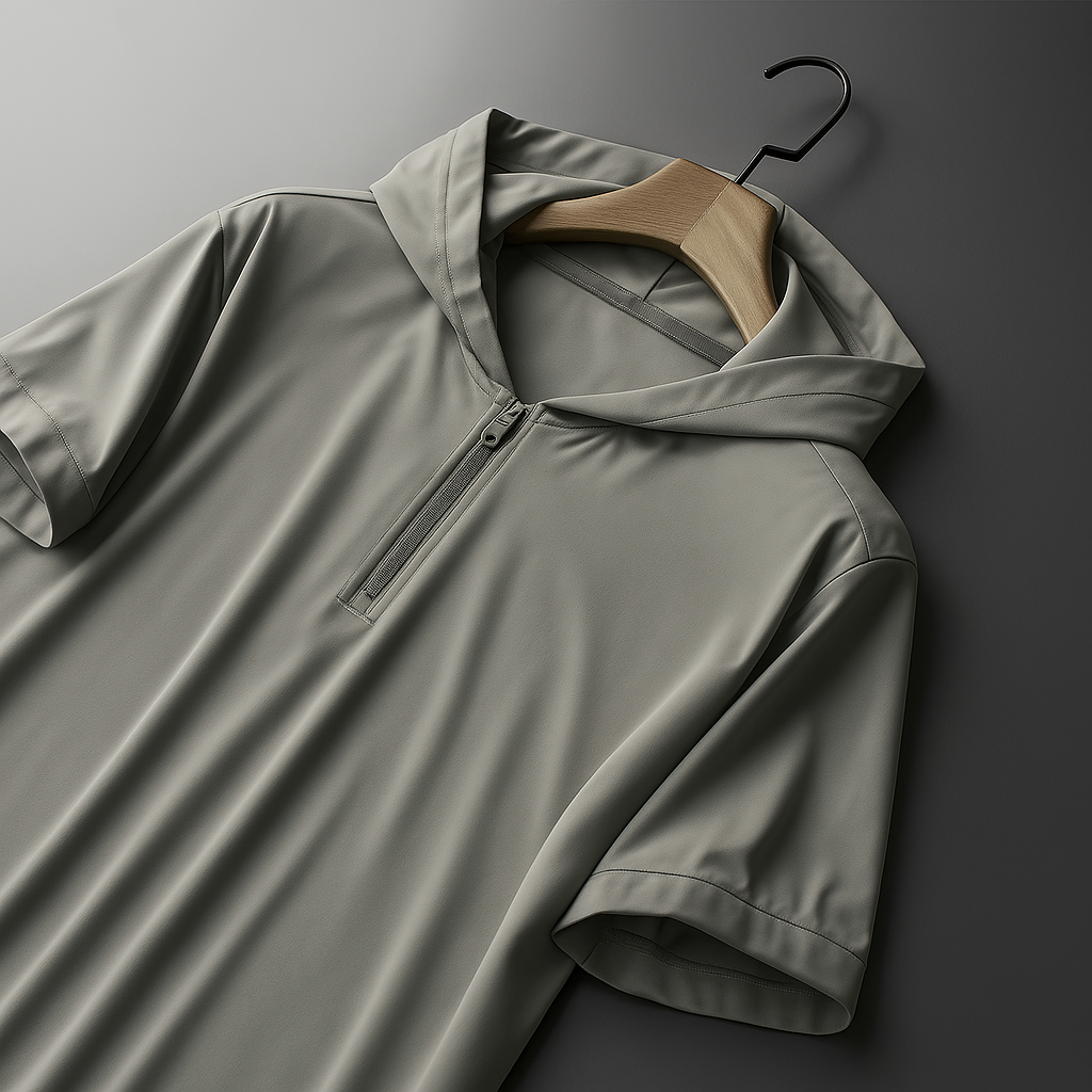 Ridley Half-Zip Hooded Shirt – Relaxed Fit