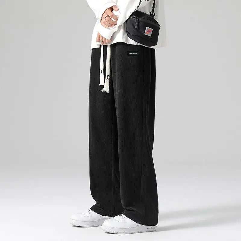 Grayson Corduroy Drawstring Sweatpants – Relaxed Fit