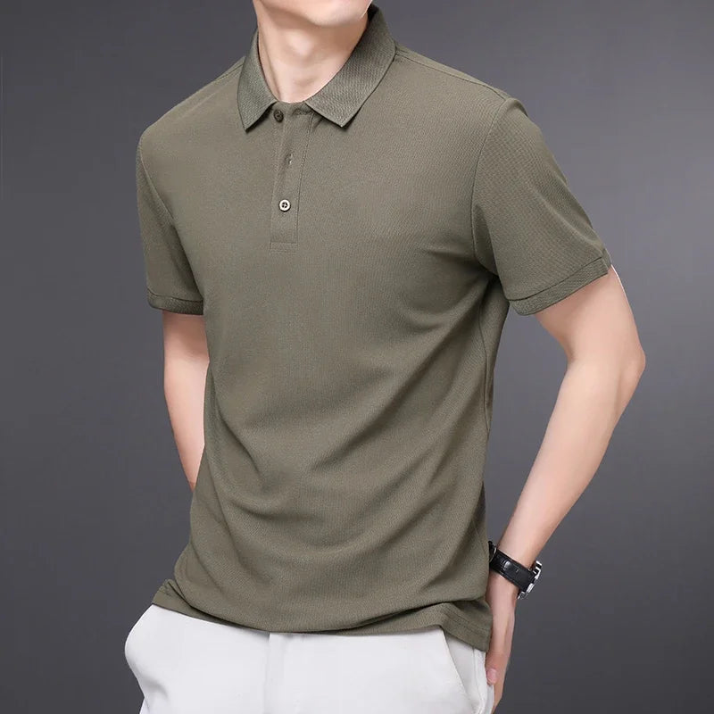 Calix Cotton Tailored-Fit Polo Shirt