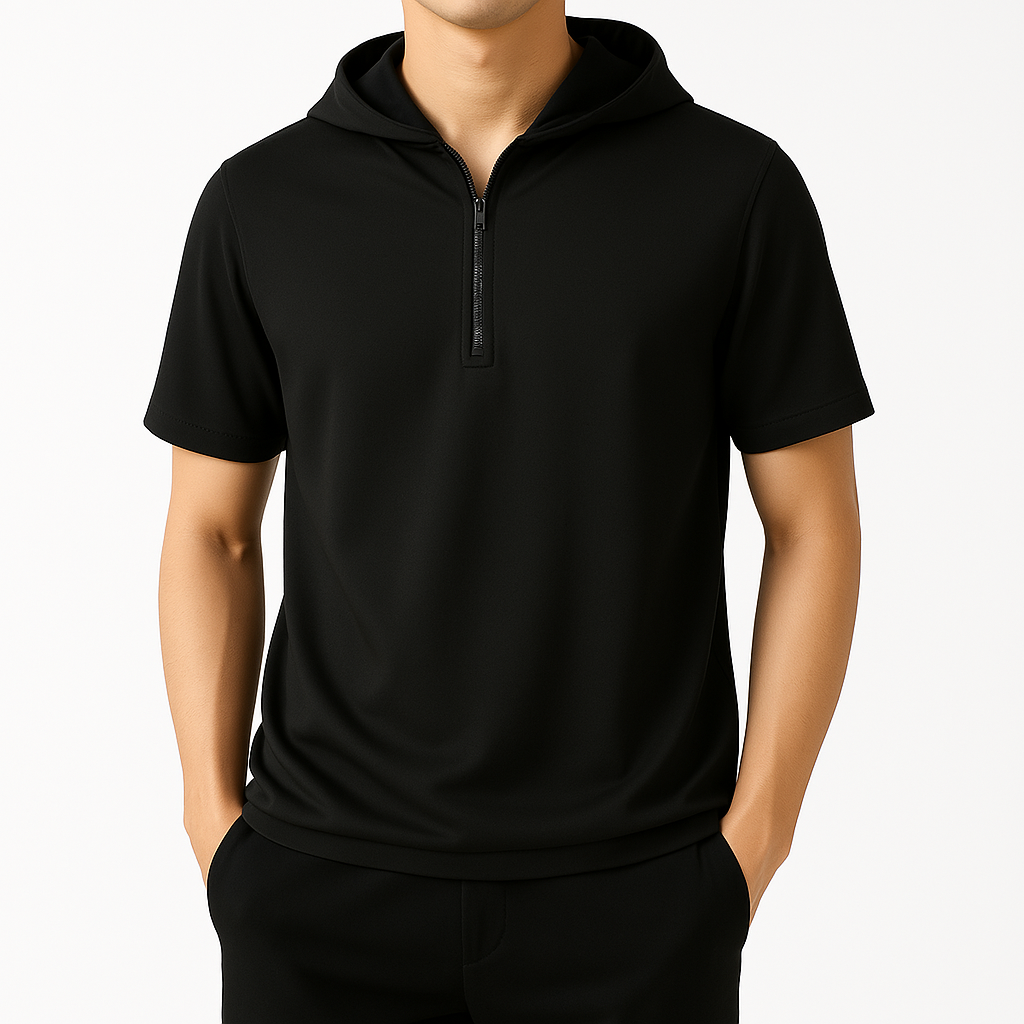 Ridley Half-Zip Hooded Shirt – Relaxed Fit