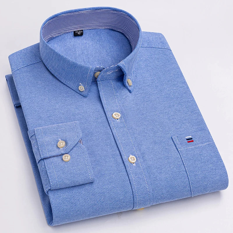 Caldero Cotton Oxford Button-Down Shirt