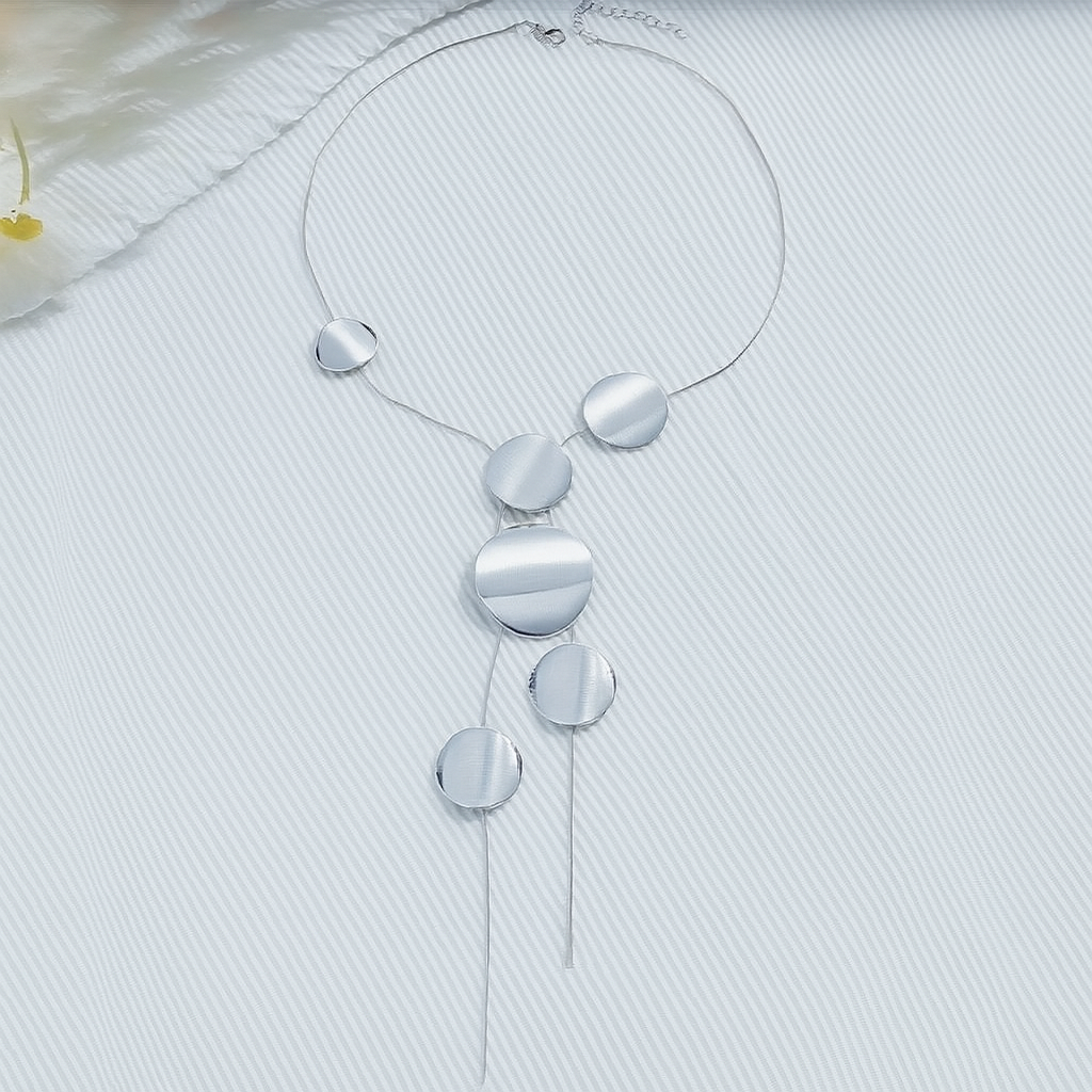 Celeste Orbit Disc Necklace