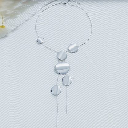 Celeste Orbit Disc Necklace