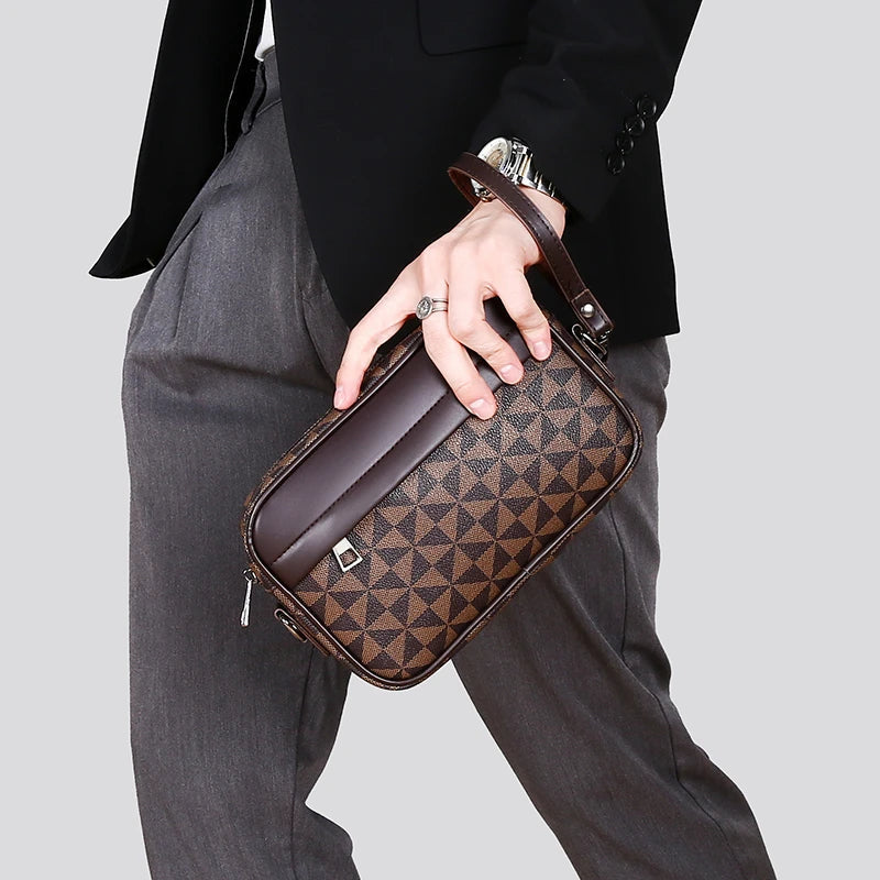 Corvino Vegan Leather Crossbody Bag