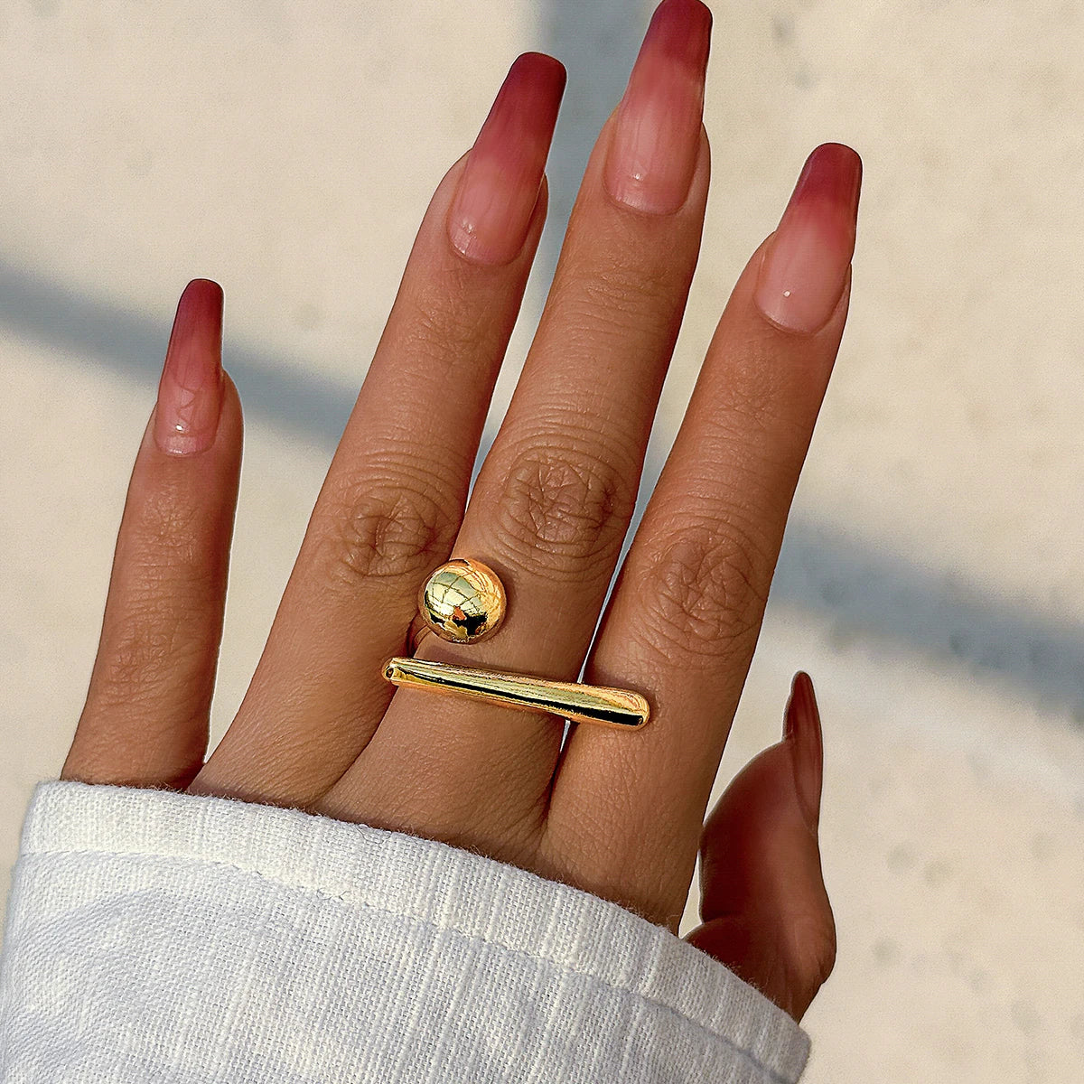 Celara Adjustable Sculptural Ring