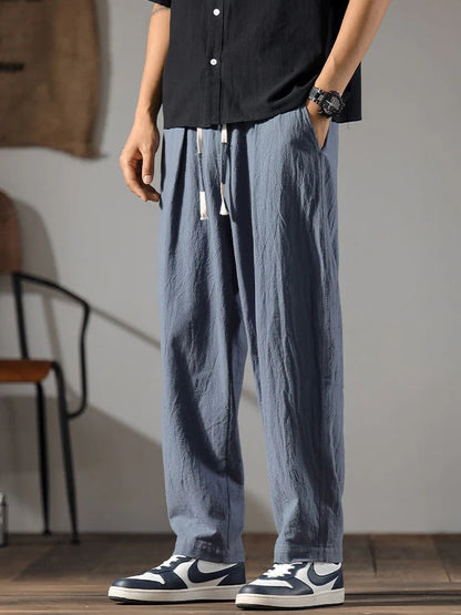 Cassio Drawstring Linen Pants