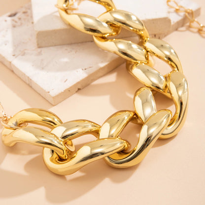 Marcella Oversized Link Choker Necklace