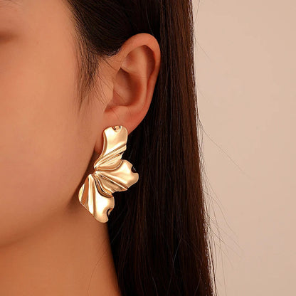 Celestia Floral Snap-Closure Earrings
