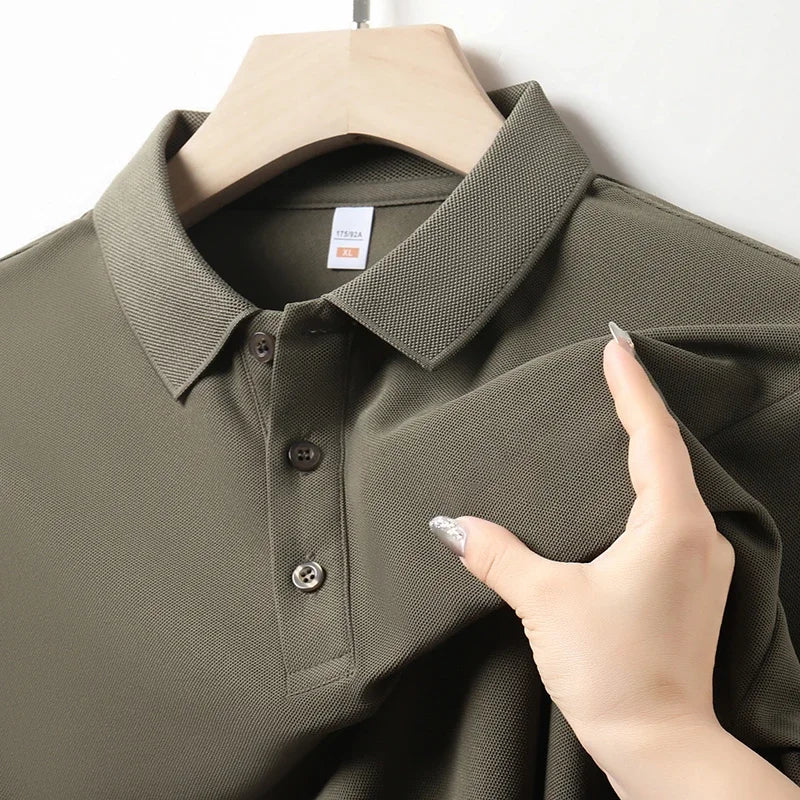 Calix Cotton Tailored-Fit Polo Shirt