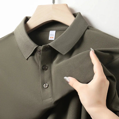 Calix Cotton Tailored-Fit Polo Shirt