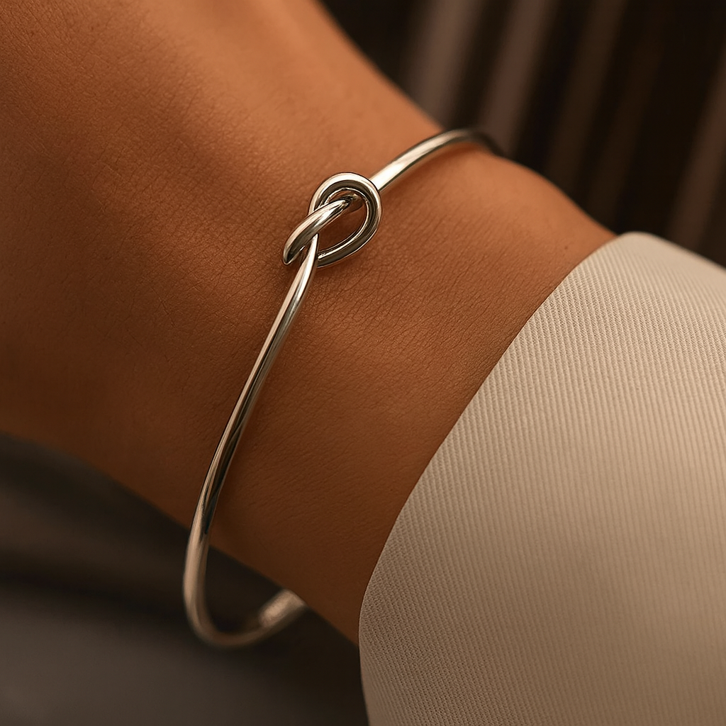 Lavina Knotted Metal Bracelet
