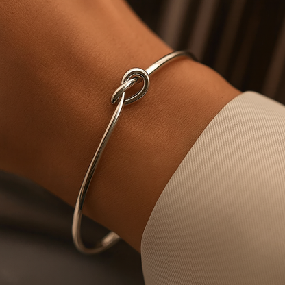 Lavina Knotted Metal Bracelet