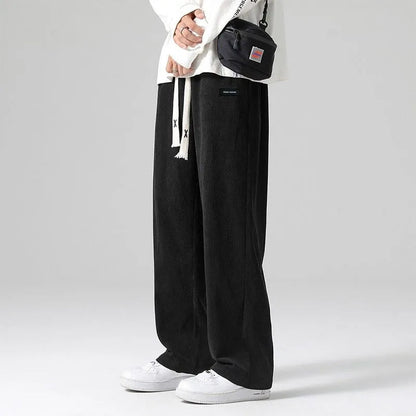 Grayson Corduroy Drawstring Sweatpants – Relaxed Fit