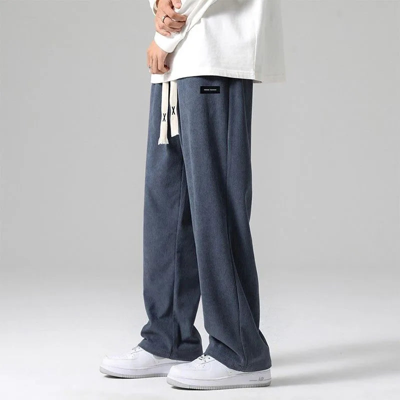 Grayson Corduroy Drawstring Sweatpants – Relaxed Fit