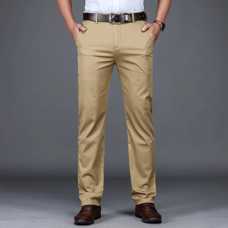 Brennan Slim Fit Cotton Blend Dress Pants