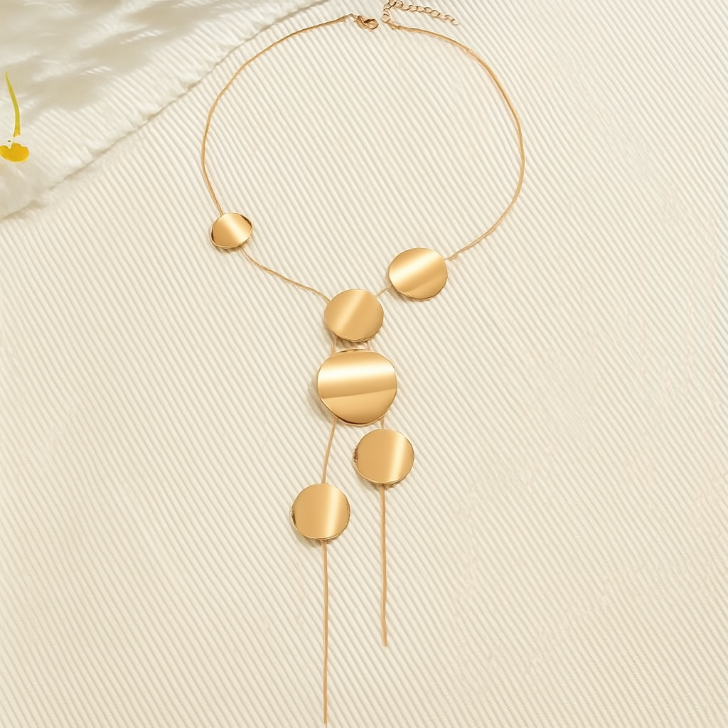 Celeste Orbit Disc Necklace