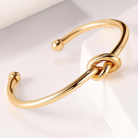 Lavina Knotted Metal Bracelet