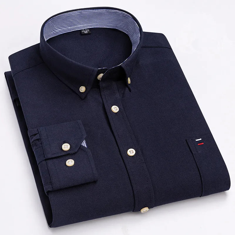 Caldero Cotton Oxford Button-Down Shirt