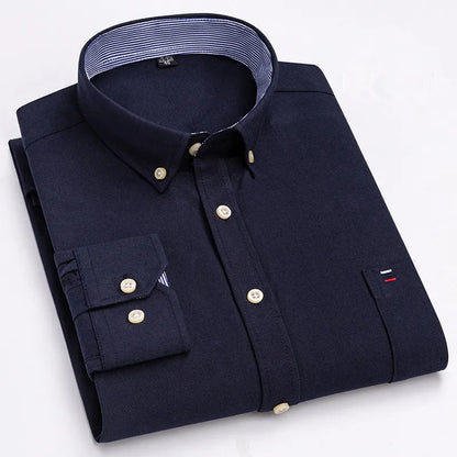 Caldero Cotton Oxford Button-Down Shirt