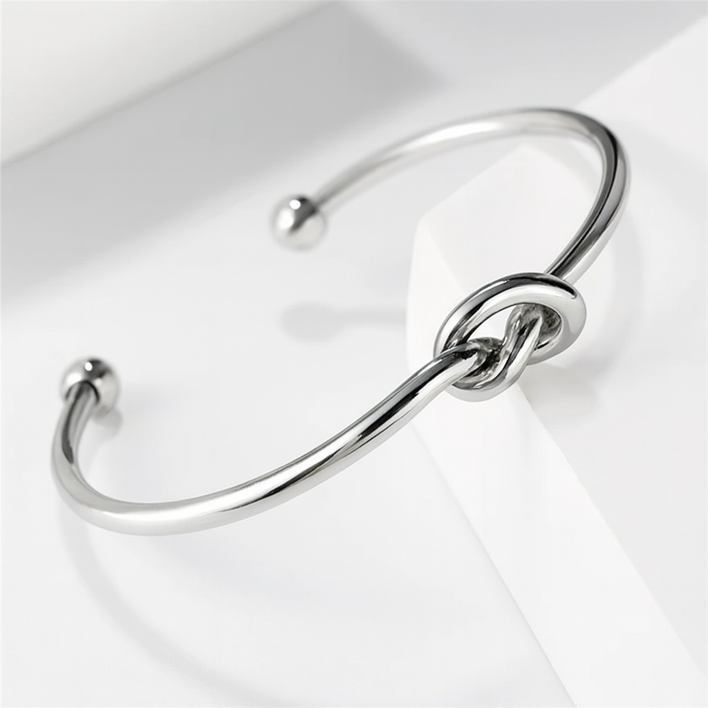 Lavina Knotted Metal Bracelet