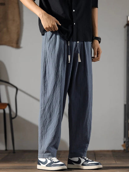 Cassio Drawstring Linen Pants